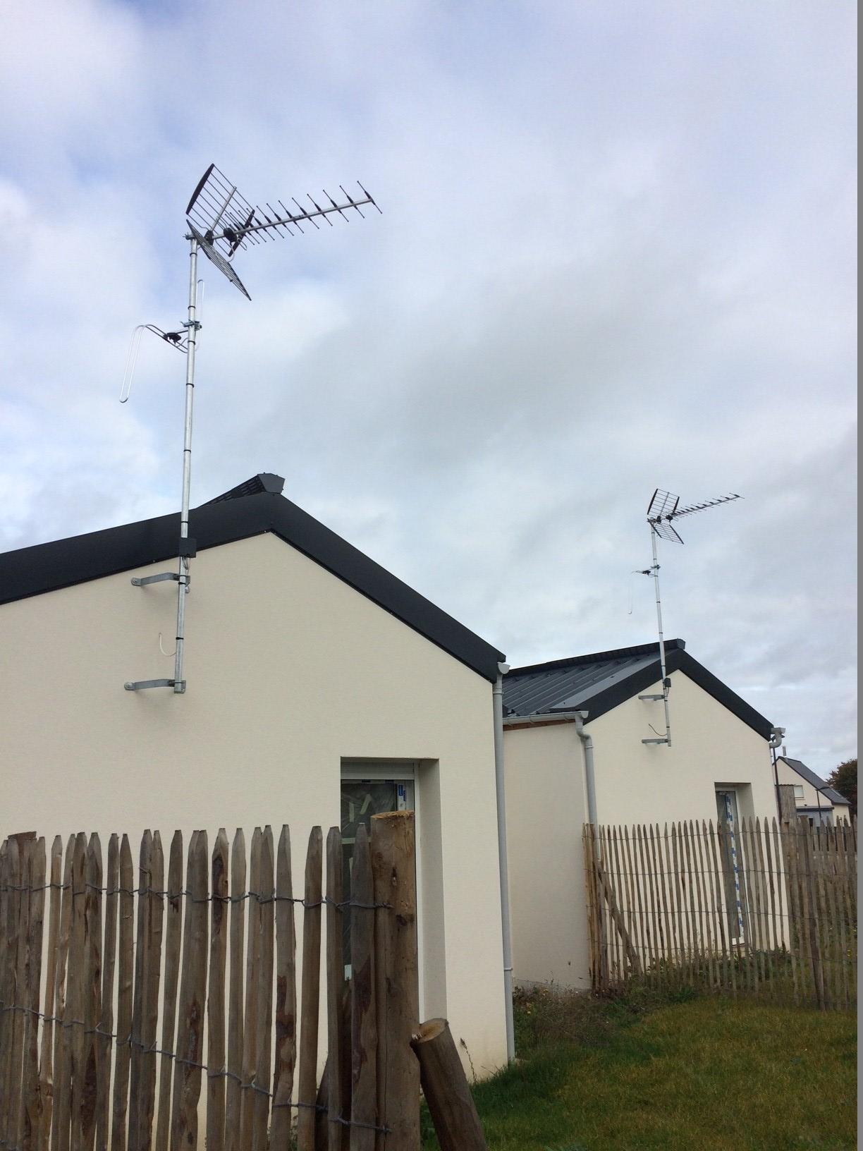 Installation antenne hertzienne